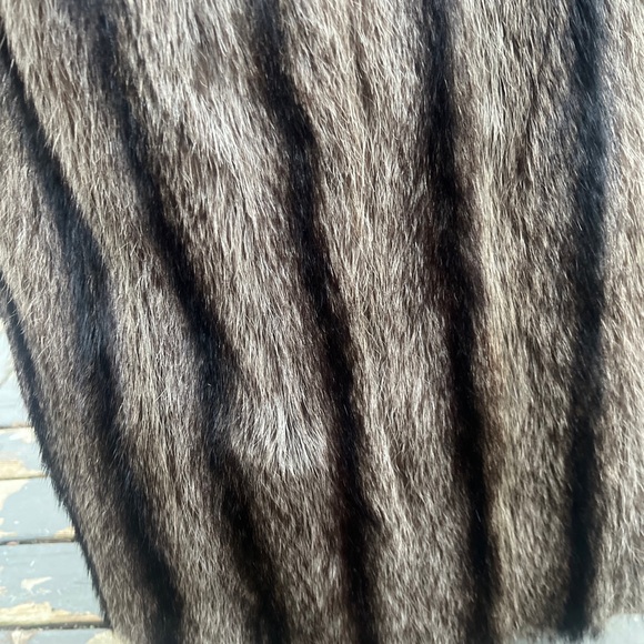 Peter Duffy RACCOON  vintage elegant long fur coat women’s size M/L - Picture 5 of 9